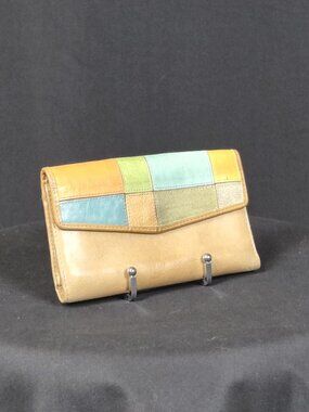 Vintage Fossil Patchwork Wallet